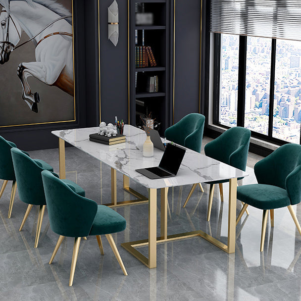 Table de réunion rectangulaire du bureau à domicile simplicité