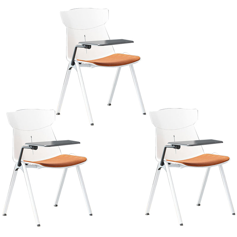 Plastic mid-back conferentie stoel hedendaagse katoenen kussenstoel