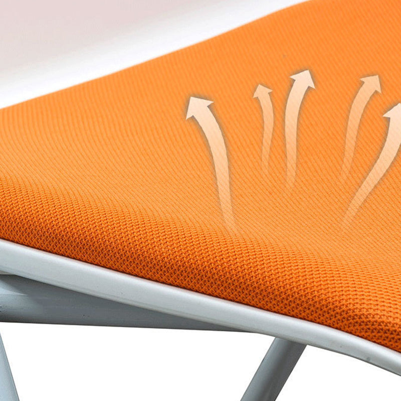 Plastic mid-back conferentie stoel hedendaagse katoenen kussenstoel