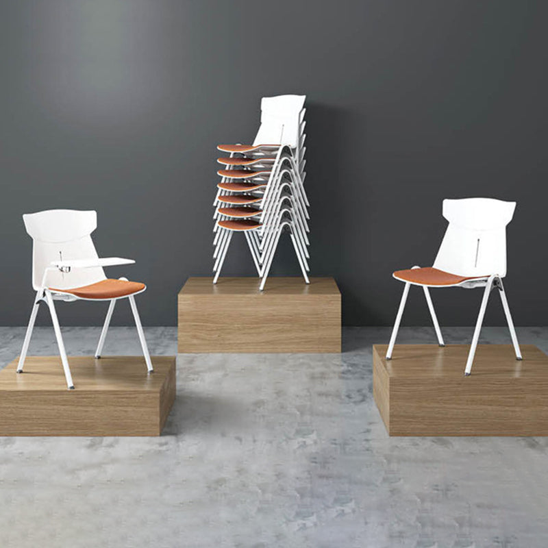 Plastikmitte des Back-Back-Konferenzstuhls zeitgenössischer Baumwollkissenstuhl