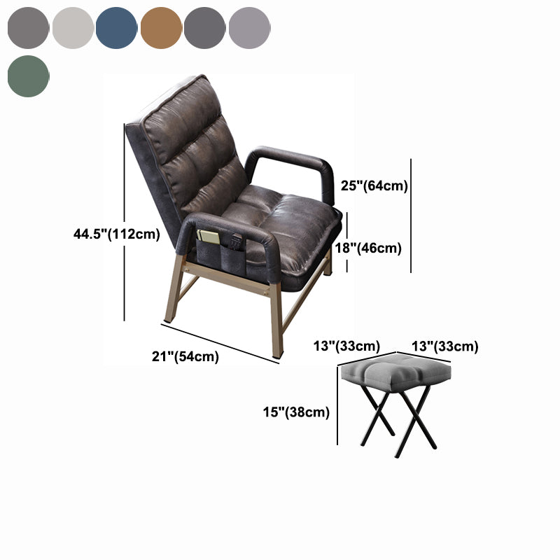 Working Chair with Padded Arms Modern Style Home Office Chair Clearhalo 'furn' 'furn_office_chair' 'Furniture' 'Office Chairs' 'Office Furniture' 'office_chair' 5335944