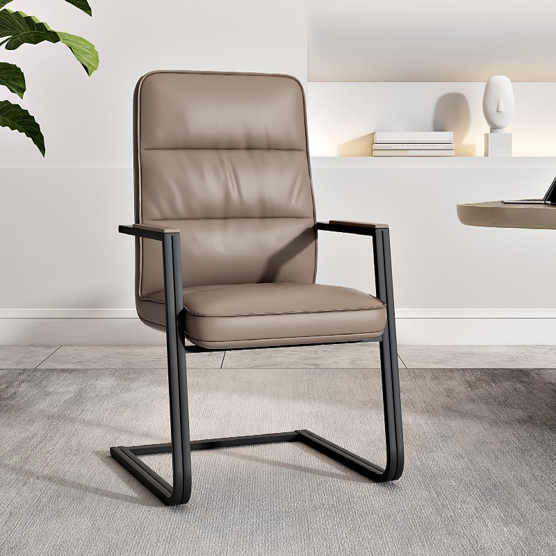 Moderner Faux Leder Office Stuhl Ergonomic High Back Working Stuhl