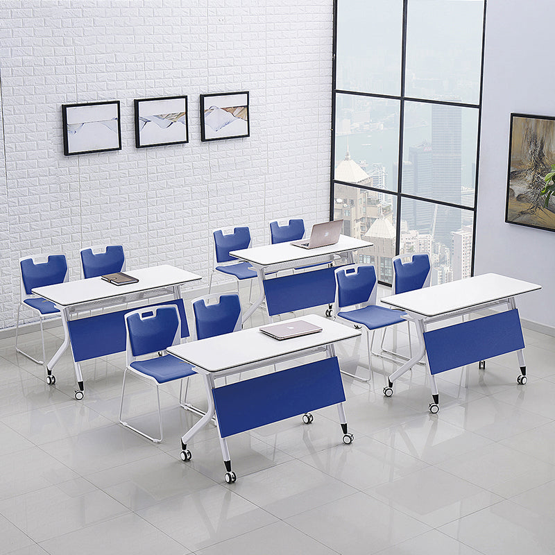 Sedia conferenza lombare senza braccio sedia a cornice in acciaio contemporaneo