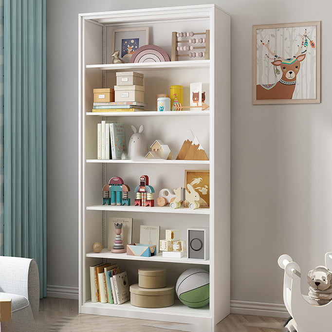 Estantería de metal de estilo moderno estantería blanca cerrada para la oficina en casa