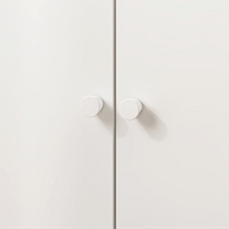 Estantería de metal de estilo moderno estantería blanca cerrada para la oficina en casa