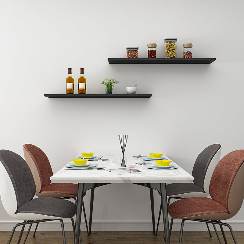 Contemporary Wood Bookshelf Closed Back Wall Mounted Bookcase for Office Clearhalo 'Bookcases' 'furn' 'furn_bookcases' 'Furniture' 'Office Furniture' 5336205