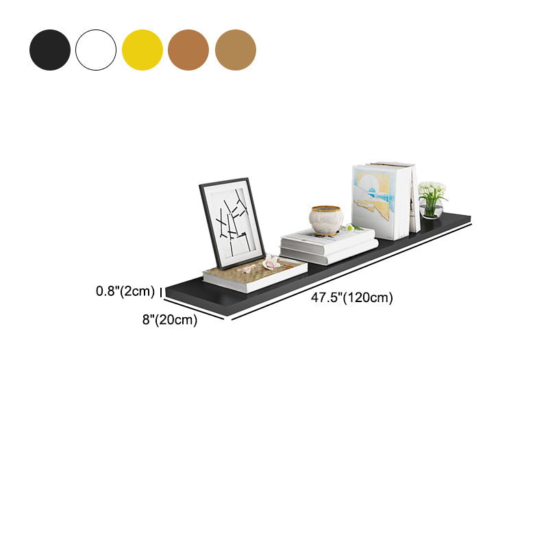 Contemporary Wood Bookshelf Closed Back Wall Mounted Bookcase for Office Clearhalo 'Bookcases' 'furn' 'furn_bookcases' 'Furniture' 'Office Furniture' 5336228