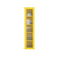 Modern Style Standard Bookshelf Metal Closed Back Bookcase with Door for Home Office
