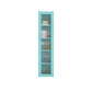 Modern Style Standard Bookshelf Metal Closed Back Bookcase with Door for Home Office