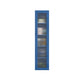 Modern Style Standard Bookshelf Metal Closed Back Bookcase with Door for Home Office