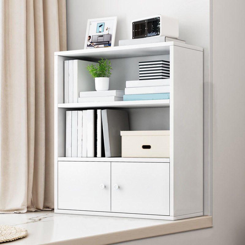 Engineer Wood Contemporary Bookshelf Closed Back Bookcase for Home Office