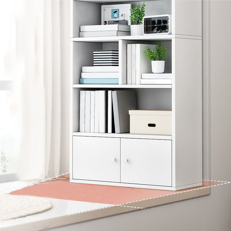 Engineer Wood Contemporary Bookshelf Closed Back Bookcase for Home Office