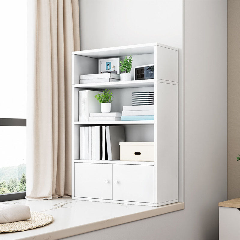 Engineer Wood Contemporary Bookshelf Closed Back Bookcase for Home Office