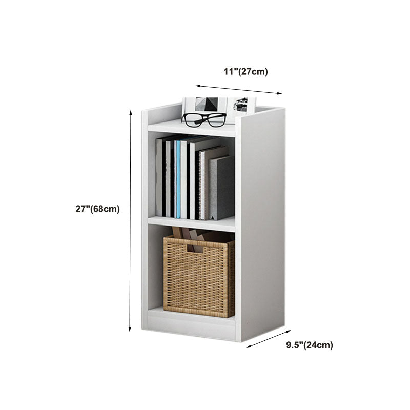 Engineer Wood Contemporary Bookshelf Closed Back Bookcase for Home Office