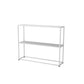 Modern Style Bookcase Metal Etagere Bookshelf for Home Office 39.5"L x 10"W x 31.5"H White Clearhalo 'Bookcases' 'furn' 'furn_bookcases' 'Furniture' 'Office Furniture' 5336580