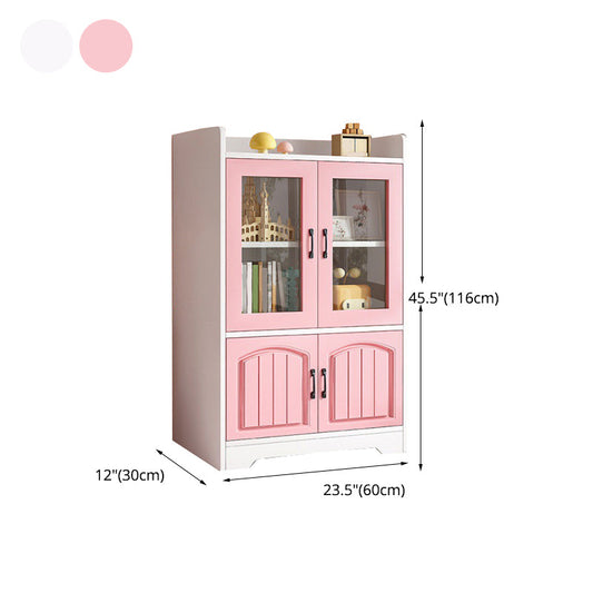 Bibliothèque de style moderne en bois fermé étanche standard avec porte pour le bureau à domicile