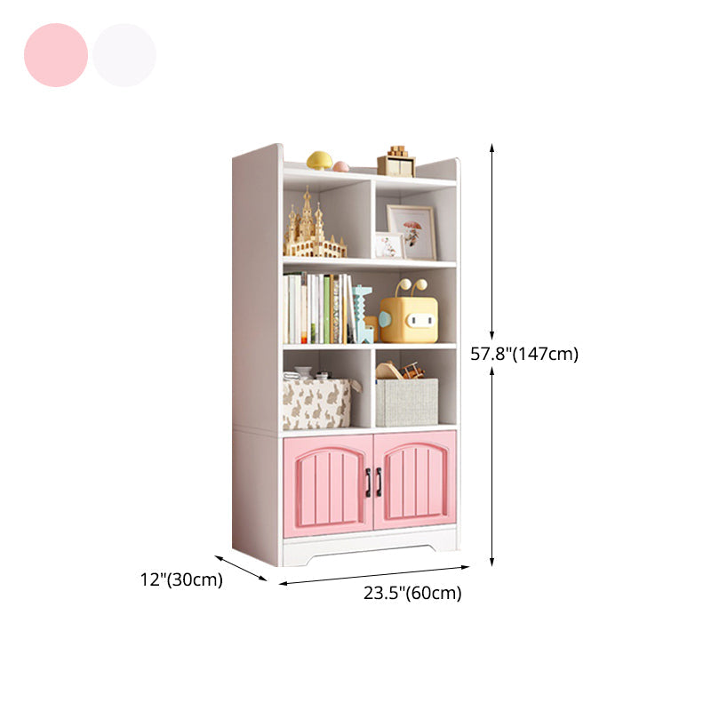 Bibliothèque de style moderne en bois fermé étanche standard avec porte pour le bureau à domicile