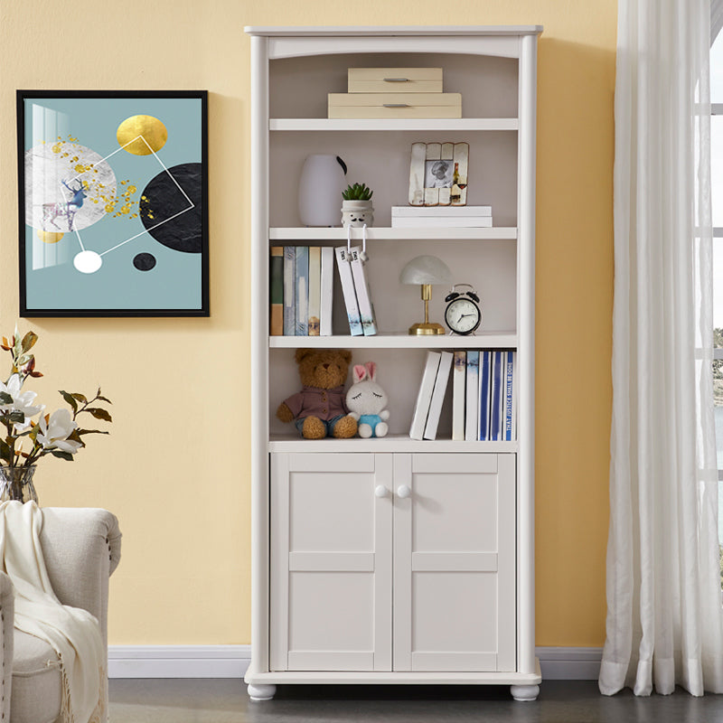 Modern Style Bookcase Wood Closed Back Standard Bookshelf for Home Office 23.6"L x 11.8"W x 70.9"H Drawer Not Included Clearhalo 'Bookcases' 'furn' 'furn_bookcases' 'Furniture' 'Office Furniture' 5336665