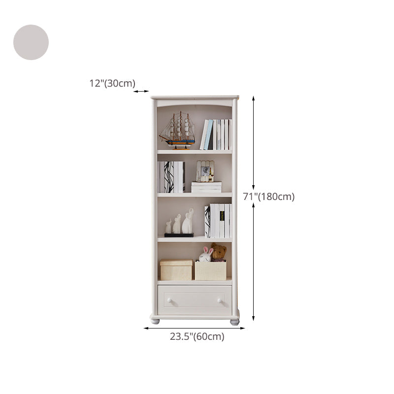 Modern Style Bookcase Wood Closed Back Standard Bookshelf for Home Office Clearhalo 'Bookcases' 'furn' 'furn_bookcases' 'Furniture' 'Office Furniture' 5336669