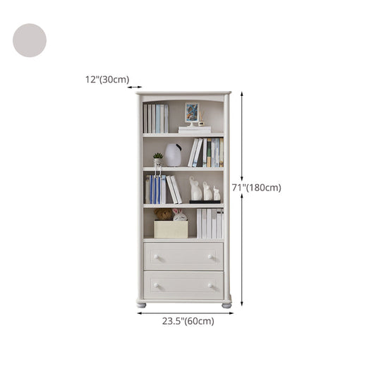 Modern Style Bookcase Wood Closed Back Standard Bookshelf for Home Office Clearhalo 'Bookcases' 'furn' 'furn_bookcases' 'Furniture' 'Office Furniture' 5336671