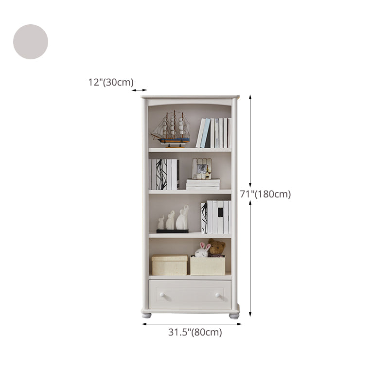 Modern Style Bookcase Wood Closed Back Standard Bookshelf for Home Office Clearhalo 'Bookcases' 'furn' 'furn_bookcases' 'Furniture' 'Office Furniture' 5336672