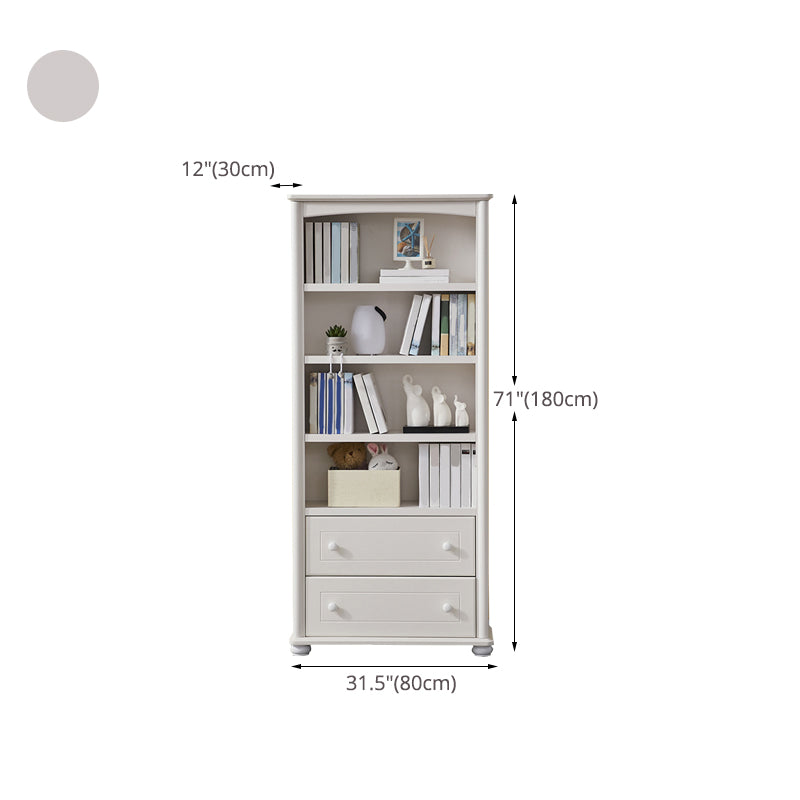 Modern Style Bookcase Wood Closed Back Standard Bookshelf for Home Office Clearhalo 'Bookcases' 'furn' 'furn_bookcases' 'Furniture' 'Office Furniture' 5336674