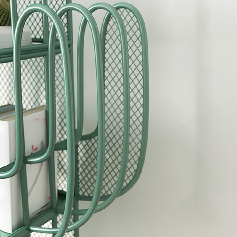 59 "H moderne stijl boekenkast metal gesloten terug boekenplank voor thuiskantoor