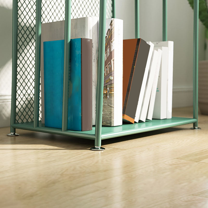 59 "H moderne stijl boekenkast metal gesloten terug boekenplank voor thuiskantoor