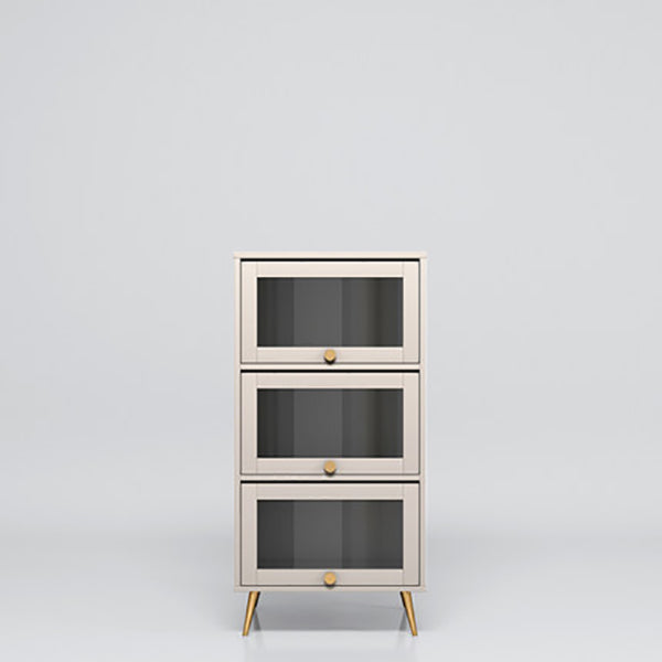Bibliothèque de style moderne étagère en bois avec porte pour le bureau à domicile