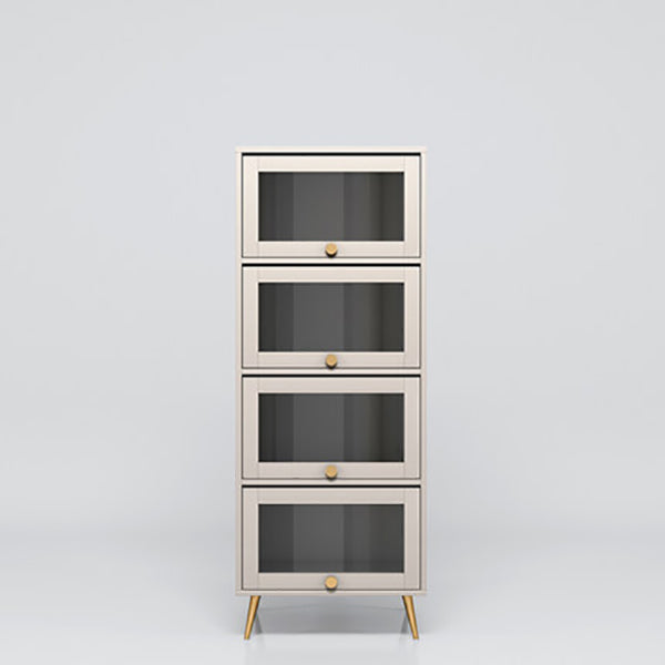 Bibliothèque de style moderne étagère en bois avec porte pour le bureau à domicile