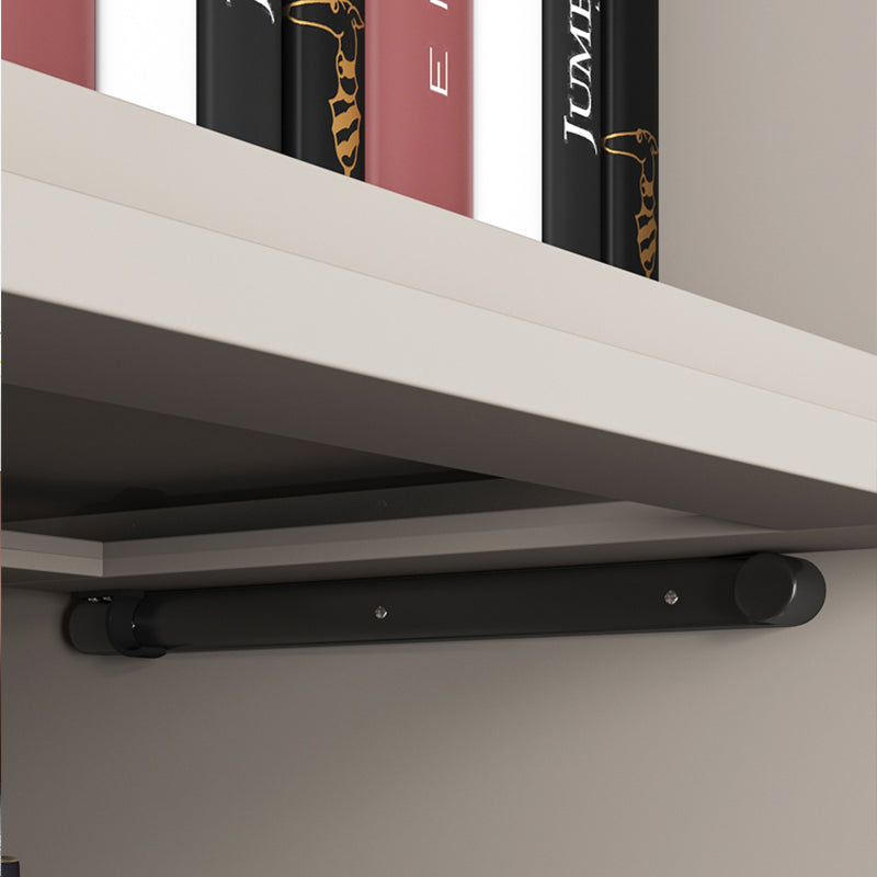 Bibliothèque de style moderne étagère en bois avec porte pour le bureau à domicile