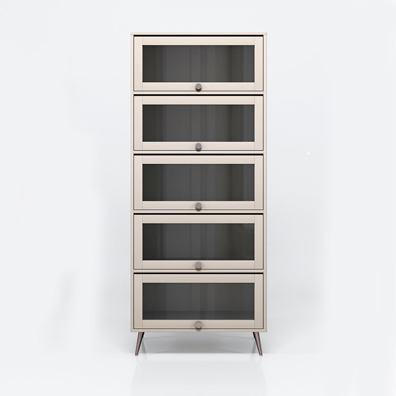 Bibliothèque de style moderne étagère en bois avec porte pour le bureau à domicile