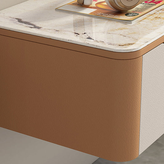 Glam Style Stone TV Stand Enclosed Storage Cable Management TV Console Clearhalo 'furn' 'furn_tv_stands_entertainment_centers' 'Furniture' 'Living Room Furniture' 'TV Stands & Entertainment Centers' 'TV Stands & Media Storage Furniture' 'tv_stands_entertainment_centers' 5336800