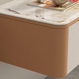 Glam Style Stone TV Stand Enclosed Storage Cable Management TV Console Clearhalo 'furn' 'furn_tv_stands_entertainment_centers' 'Furniture' 'Living Room Furniture' 'TV Stands & Entertainment Centers' 'TV Stands & Media Storage Furniture' 'tv_stands_entertainment_centers' 5336800