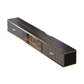 2 Drawers Glam Style TV Stand Stone Wall-mounted TV Cabinet with Door 70.5"L x 10"W x 9"H Gray Black Clearhalo 'furn' 'furn_tv_stands_entertainment_centers' 'Furniture' 'Living Room Furniture' 'TV Stands & Entertainment Centers' 'TV Stands & Media Storage Furniture' 'tv_stands_entertainment_centers' 5336842