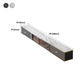 2 Drawers Glam Style TV Stand Stone Wall-mounted TV Cabinet with Door Clearhalo 'furn' 'furn_tv_stands_entertainment_centers' 'Furniture' 'Living Room Furniture' 'TV Stands & Entertainment Centers' 'TV Stands & Media Storage Furniture' 'tv_stands_entertainment_centers' 5336857