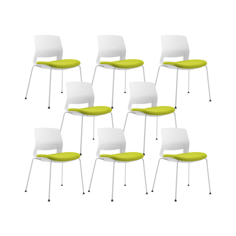 Sedia conference in plastica lombare la sedia moderna in acciaio a braccioless.