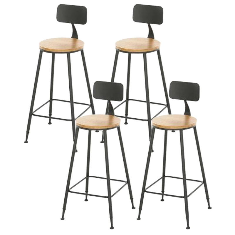 Industriale 1/4/5/9 pezzi tavolo da bar set rettangolo tavolino in legno con sgabelli alti