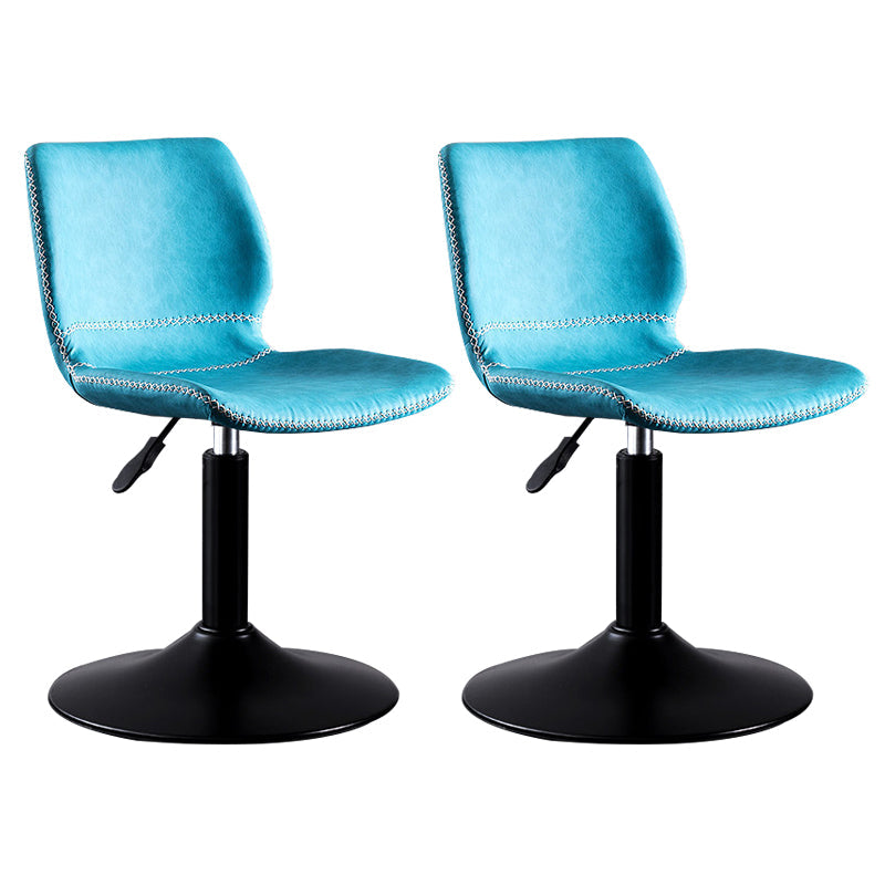 Sedile in pelle rotante sgabello da bar per piedistallo nero in pelle per sala da pranzo