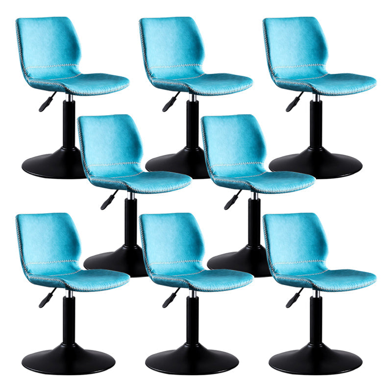 Sedile in pelle rotante sgabello da bar per piedistallo nero in pelle per sala da pranzo