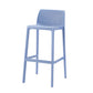 Nordic Simple Stackable Bar-stool Plastic Counter Bar Stool for Home Blue 1 Piece Bar Stool(30"H) Clearhalo 'Bar Furniture' 'Bar Stools' 'bar_stools' 'furn' 'furn_bar_stools' 'Furniture' 'Kitchen & Dining Furniture' 5338487