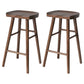 Modern Solid Wood Barstool Wood Restaurant Bar Stool with Pedal 2 Piece Set Wood Clearhalo 'Bar Furniture' 'Bar Stools' 'bar_stools' 'furn' 'furn_bar_stools' 'Furniture' 'Kitchen & Dining Furniture' 5338550