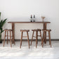 Modern Solid Wood Barstool Wood Restaurant Bar Stool with Pedal Clearhalo 'Bar Furniture' 'Bar Stools' 'bar_stools' 'furn' 'furn_bar_stools' 'Furniture' 'Kitchen & Dining Furniture' 5338553