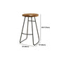 Modern Solid Wood Barstool Wood Restaurant Bar Stool with Pedal Clearhalo 'Bar Furniture' 'Bar Stools' 'bar_stools' 'furn' 'furn_bar_stools' 'Furniture' 'Kitchen & Dining Furniture' 5338567