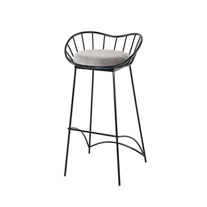 Tavolo da bar in legno solido rettangolo industriale set da 1/5 pezzi con sgabelli di ferro