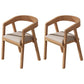 Minimalist Pine Dining Room Table Set 1/2/7 Pieces Home Table and Chairs 2 Natural Chairs Clearhalo 'Dining Room Sets' 'Dining Tables & Seating' 'dining_room_set' 'furn' 'furn_dining_room_set' 'Furniture' 'Kitchen & Dining Furniture' 5338827