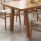 Minimalist Pine Dining Room Table Set 1/2/7 Pieces Home Table and Chairs Clearhalo 'Dining Room Sets' 'Dining Tables & Seating' 'dining_room_set' 'furn' 'furn_dining_room_set' 'Furniture' 'Kitchen & Dining Furniture' 5338832