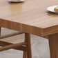 Minimalist Pine Dining Room Table Set 1/2/7 Pieces Home Table and Chairs Clearhalo 'Dining Room Sets' 'Dining Tables & Seating' 'dining_room_set' 'furn' 'furn_dining_room_set' 'Furniture' 'Kitchen & Dining Furniture' 5338833