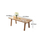 Minimalist Pine Dining Room Table Set 1/2/7 Pieces Home Table and Chairs Clearhalo 'Dining Room Sets' 'Dining Tables & Seating' 'dining_room_set' 'furn' 'furn_dining_room_set' 'Furniture' 'Kitchen & Dining Furniture' 5338835
