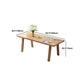 Minimalist Pine Dining Room Table Set 1/2/7 Pieces Home Table and Chairs Clearhalo 'Dining Room Sets' 'Dining Tables & Seating' 'dining_room_set' 'furn' 'furn_dining_room_set' 'Furniture' 'Kitchen & Dining Furniture' 5338842